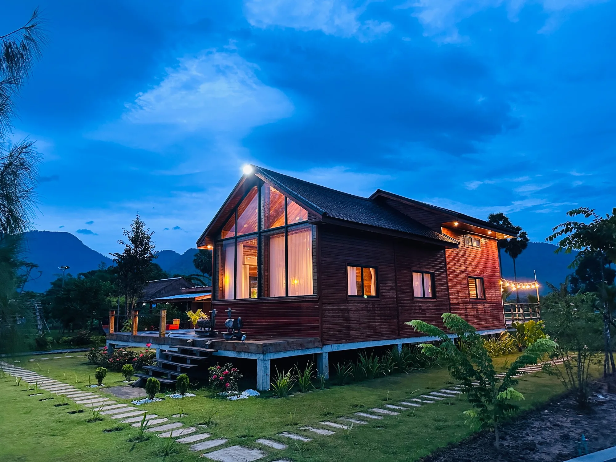 ROSAT homestay at blue hour