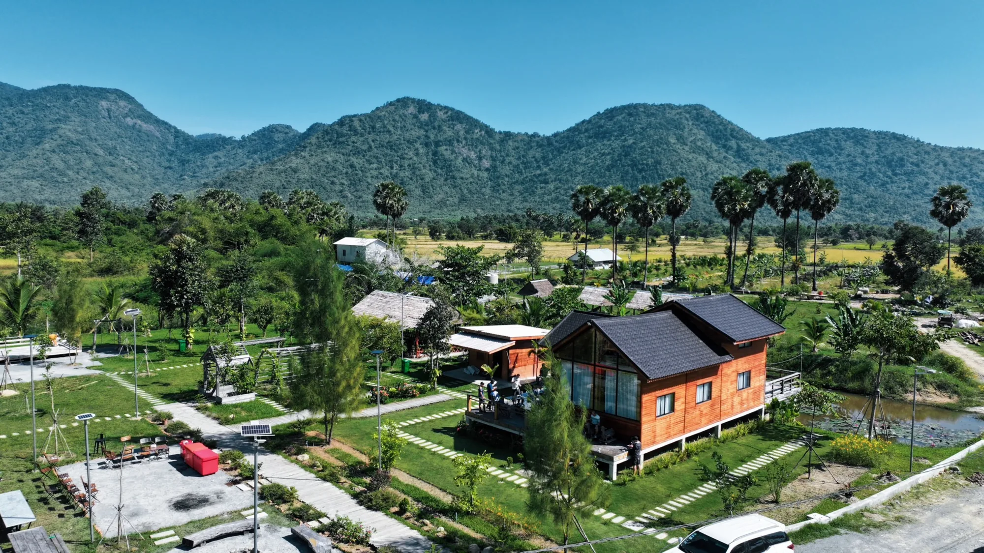 ROSAT mountain aerial view